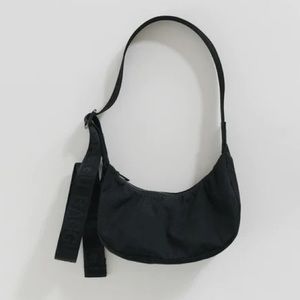 Baggu MINI crescent bag in black nylon
